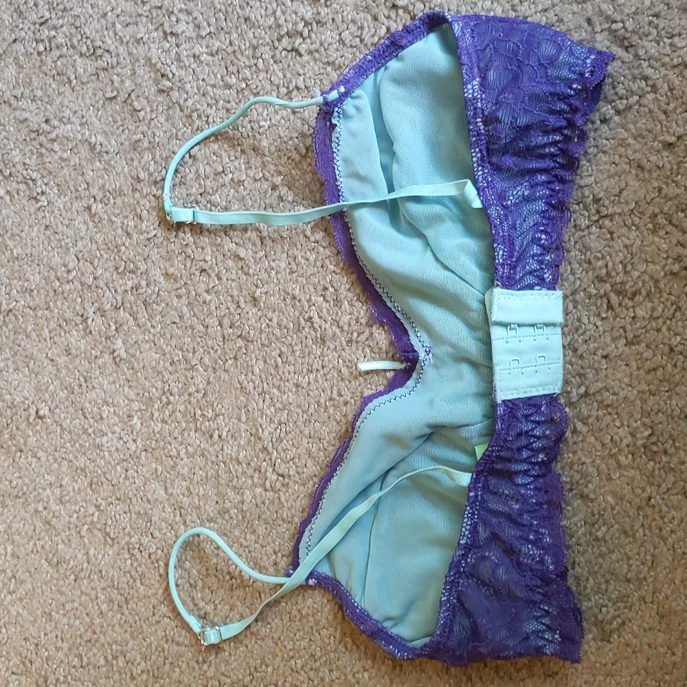 Purple and Blue Bralette - Picture 3 of 5
